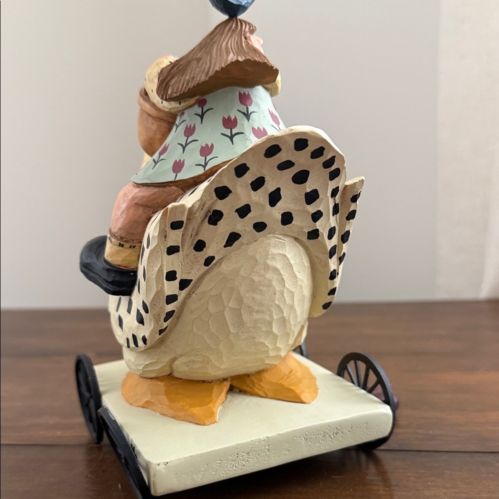 Willieray Studio Vintage Egg Hunt Folk Art Figurine WW7502 - Picture 7 of 11